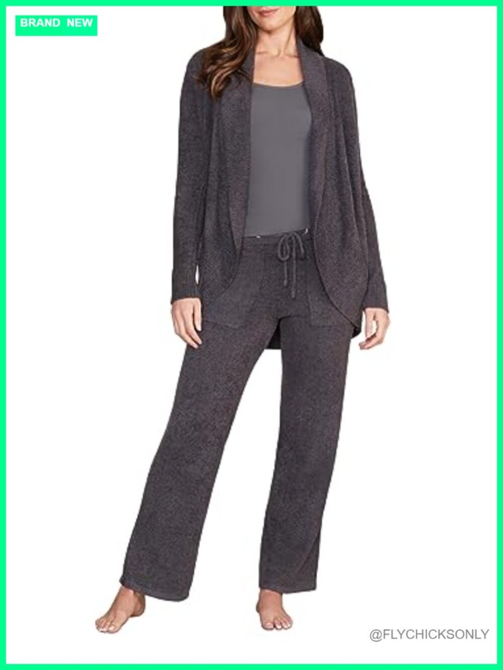 CozyChic Lite Circle Cardi - Buttery Soft Knit Cardigan with Pockets
